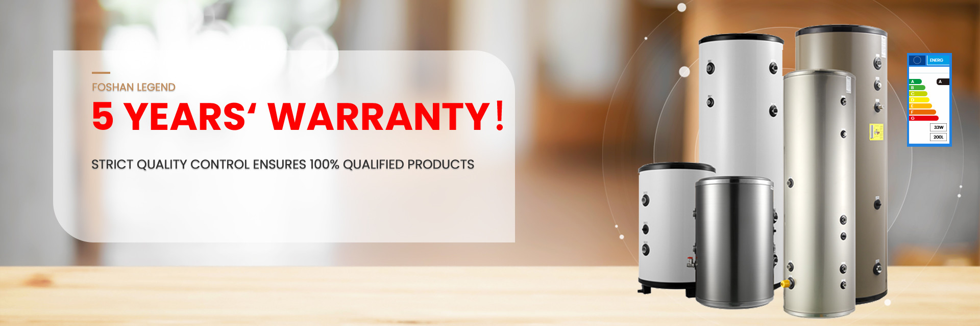 Qualität Wärmepumpenwasserbehälter usine